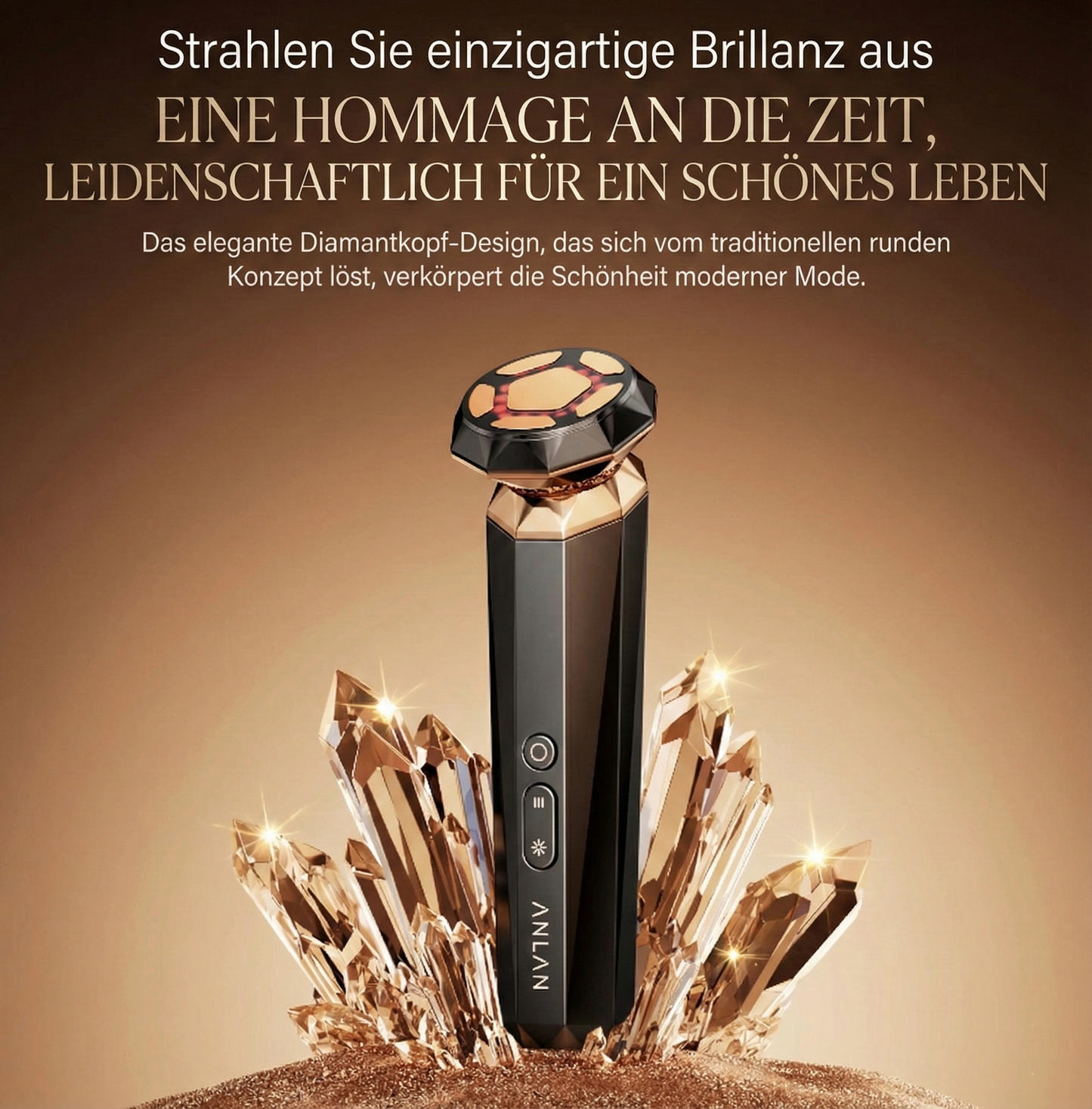 Anlan RF Beauty Device Pro (18K Gold Edition)